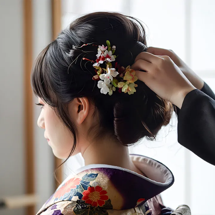 おとな女性ヘアセット