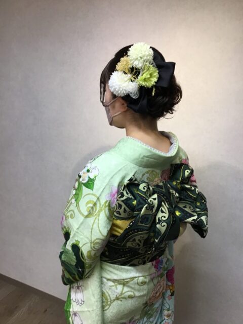 成人式を、美しく上品に。カウチーモの振袖ヘア＆着付けスタイル